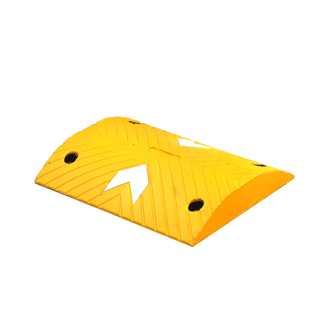 Arrow Speed Hump 50MM / 75MM Height 1M Width Rubber Traffic Speed Bump for Road & Parking Safety