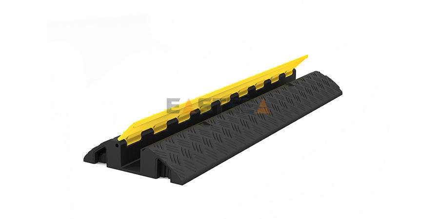 Heavy Duty Cable Protector Ramp with 1, 2, 3 & 5 Channel Options for Cable and Hose Protection