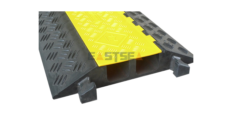 Heavy Duty Cable Protector Ramp with 1, 2, 3 & 5 Channel Options for Cable and Hose Protection