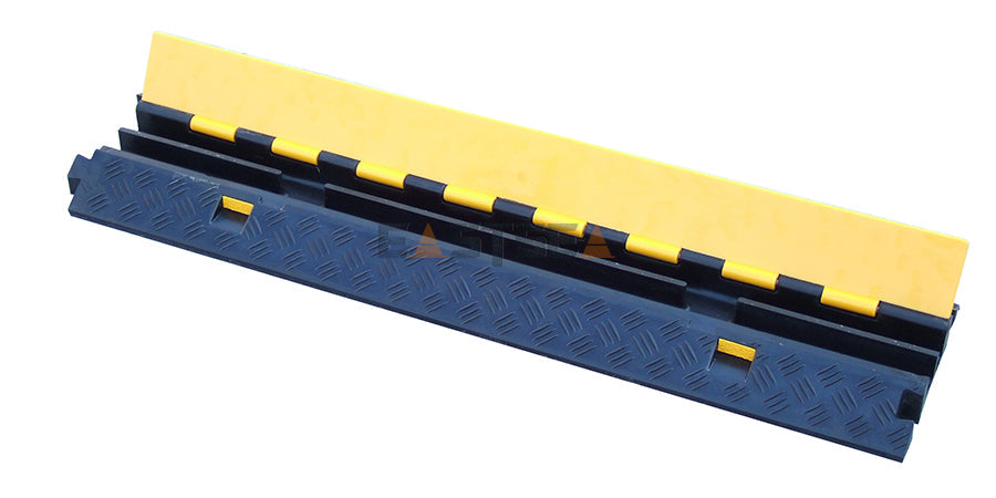 Heavy Duty Cable Protector Ramp with 1, 2, 3 & 5 Channel Options for Cable and Hose Protection