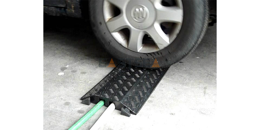 Heavy Duty Drop Over Cable Cover – Protect Cables and Hoses Indoors & Outdoors
