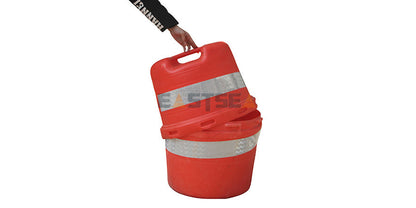 Heavy Duty Safety Drum / Slim Traffic Barrel / 2-Parts Safety Drum for Traffic Management & Hazard Marking