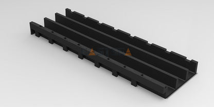 AMS Cable Protector System – Heavy Duty Interlocking Cable and Hose Protection Ramp for High Traffic Areas