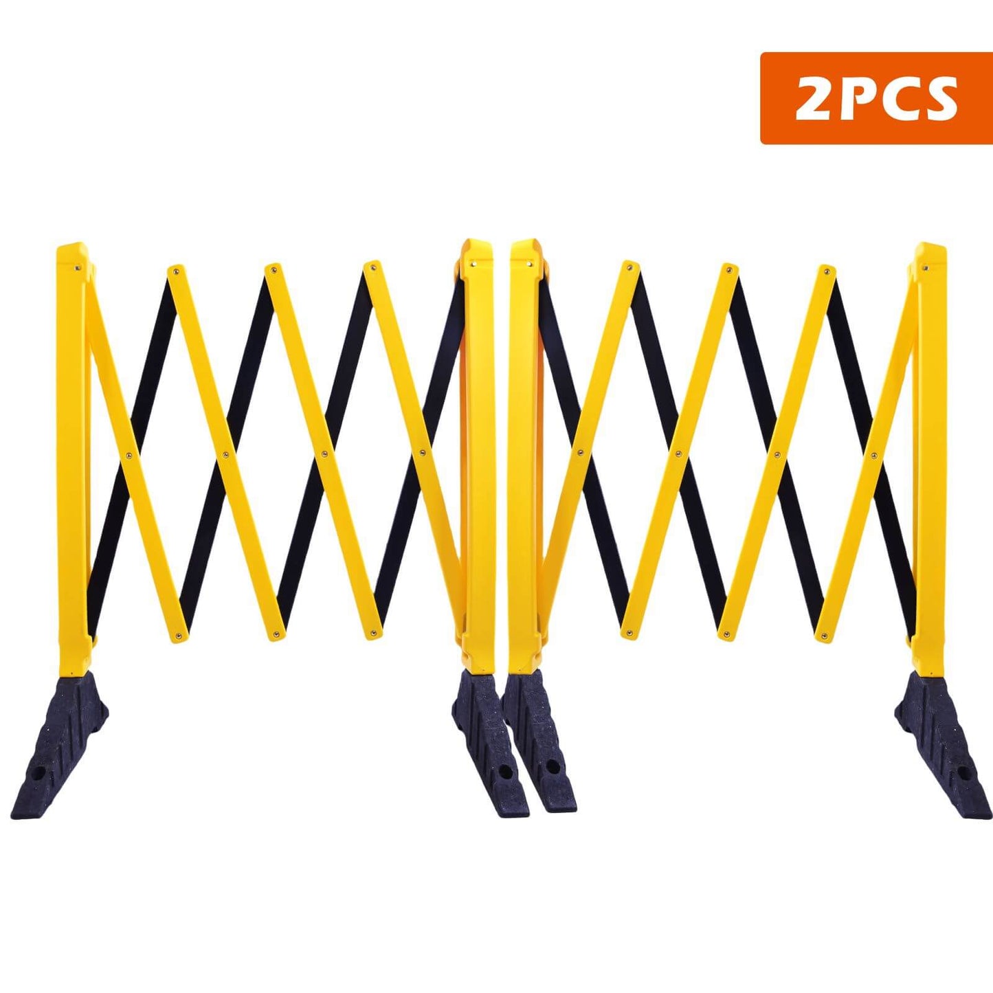 Expandable Barrier with Heavy Feet 2PCS
