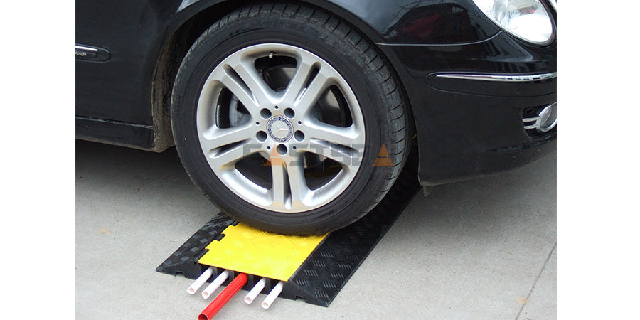Heavy Duty Cable Protector Ramp with 1, 2, 3 & 5 Channel Options for Cable and Hose Protection
