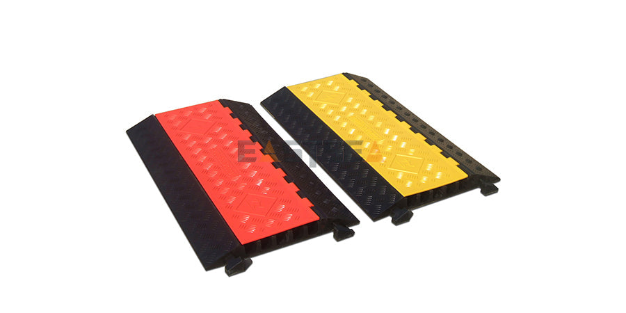 Heavy Duty Cable Protector Ramp with 1, 2, 3 & 5 Channel Options for Cable and Hose Protection