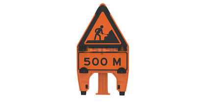 Foldable Traffic Signs – Portable Reflective Safety Signs for Roadwork, Construction & Traffic Control
