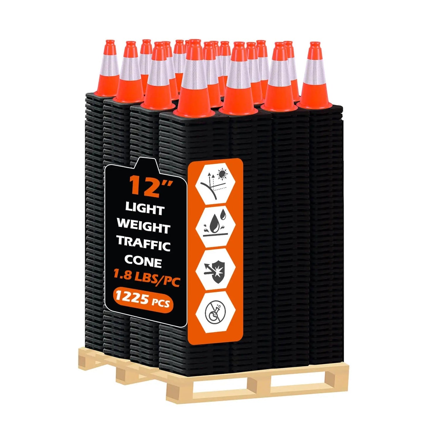 Slim Body MUTCD Traffic Cone