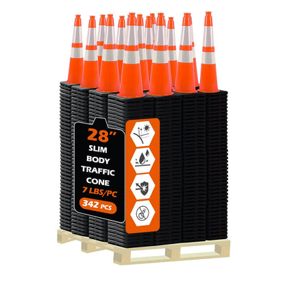 Slim Body MUTCD Traffic Cone