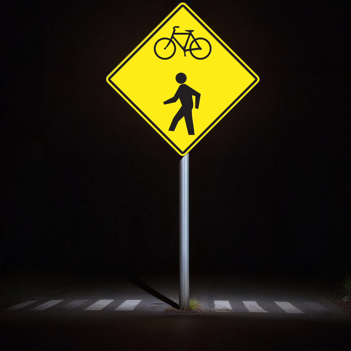 Bicycle Crossing Sign-4