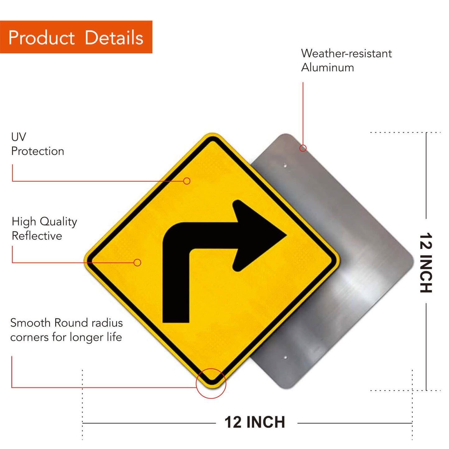 Turn Right Sign-2