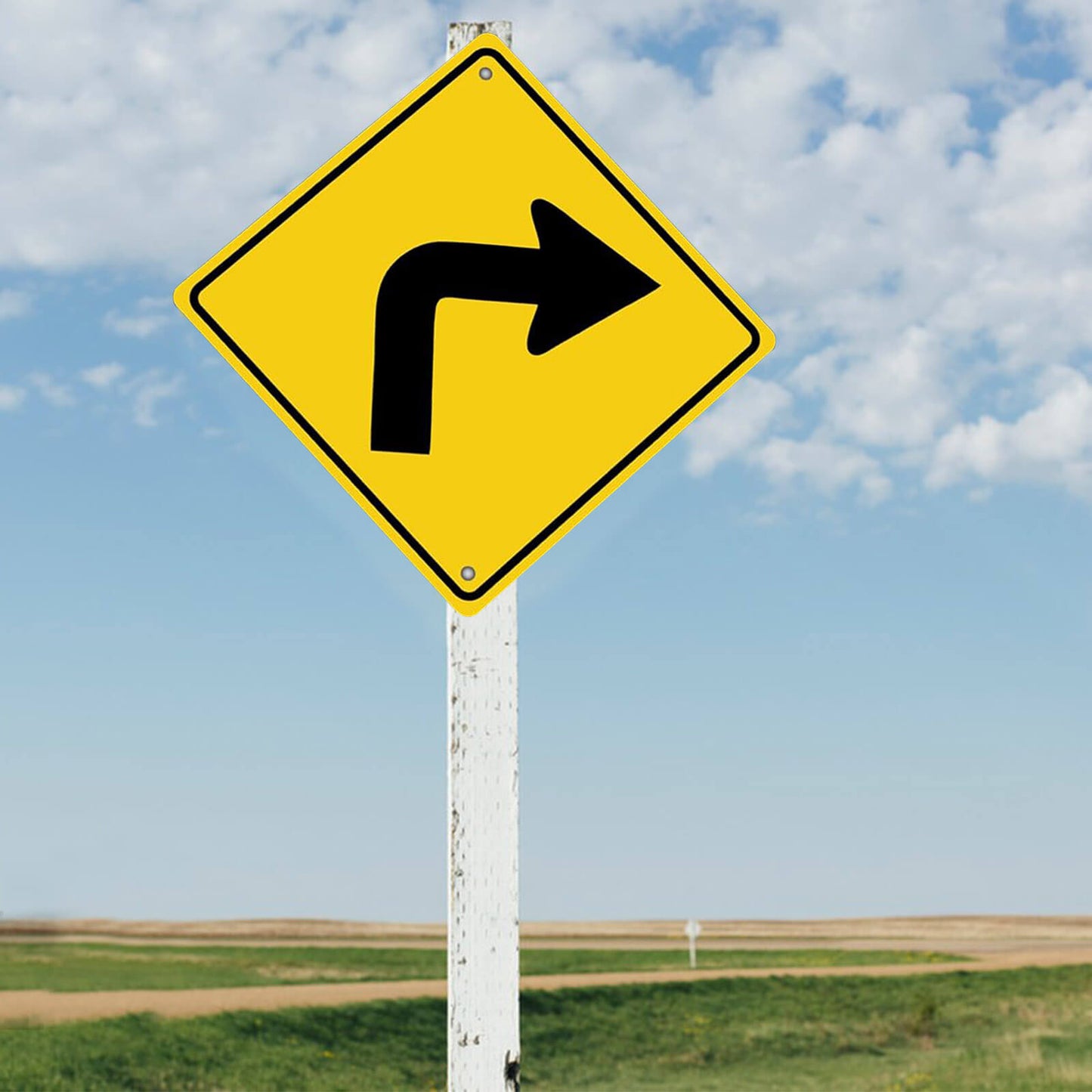 Turn Right Sign-4