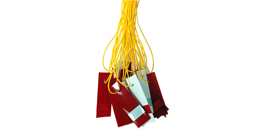 Traffic Safety Flag with Pole for Traffic Control, Hazard Marking & Emergency Response