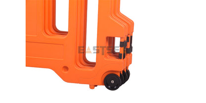 Work Gate Barrier with Wheels