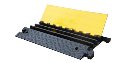 Heavy Duty Cable Protector Ramp with 1, 2, 3 & 5 Channel Options for Cable and Hose Protection