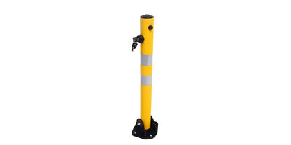 Foldable Parking Bollard - Round Pipe