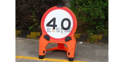 Foldable Traffic Signs – Portable Reflective Safety Signs for Roadwork, Construction & Traffic Control