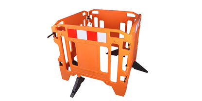 Gate Work Barrier With Rubber Feet