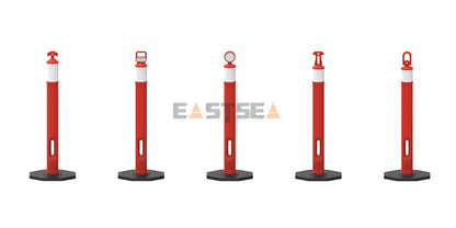 Heavy Duty Flexible Delineator Post with Looper, Round, Grab & π-Top Options for Traffic Safety