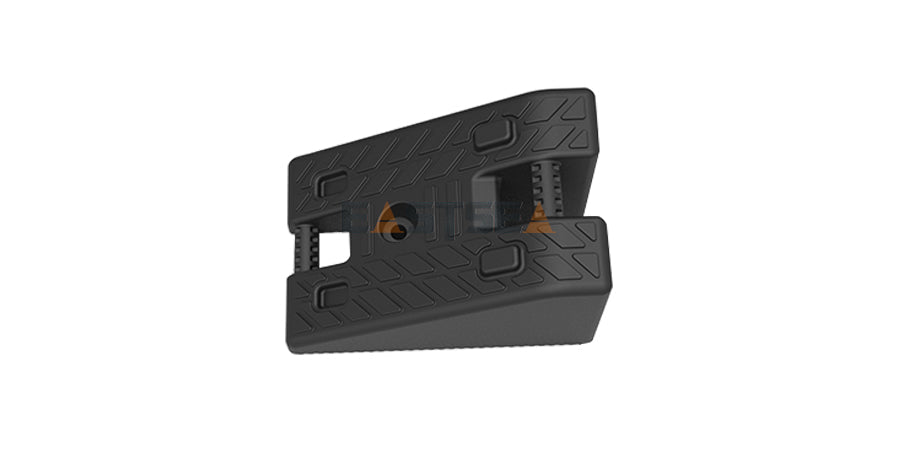 Modular Plastic Safety Barrier System with Heavy Base for Pedestrian Management & Traffic Safety