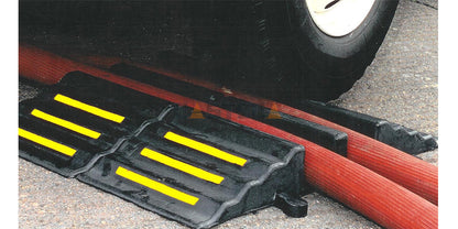 Width Channel Hose Ramp & Bridge – Heavy Duty Ramp for Hoses, Cables and Pedestrian & Vehicle Traffic