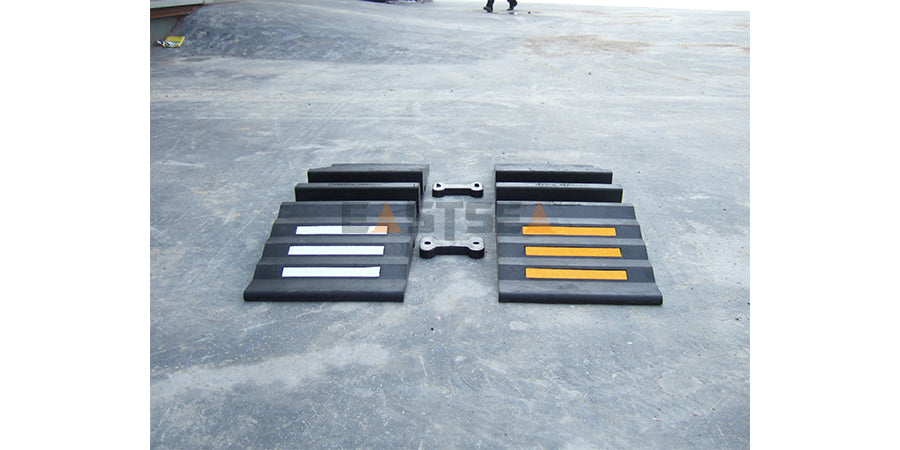 Width Channel Hose Ramp & Bridge – Heavy Duty Ramp for Hoses, Cables and Pedestrian & Vehicle Traffic