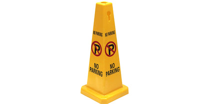 No Parking Cone & Sign