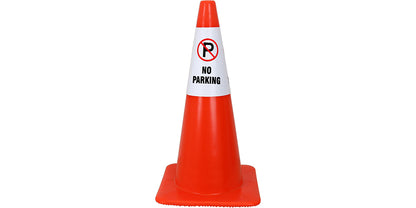 No Parking Cone & Sign