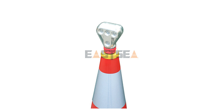 PVC Traffic Cone With Light Lock Topper -5