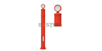Heavy Duty Flexible Delineator Post with Looper, Round, Grab & π-Top Options for Traffic Safety