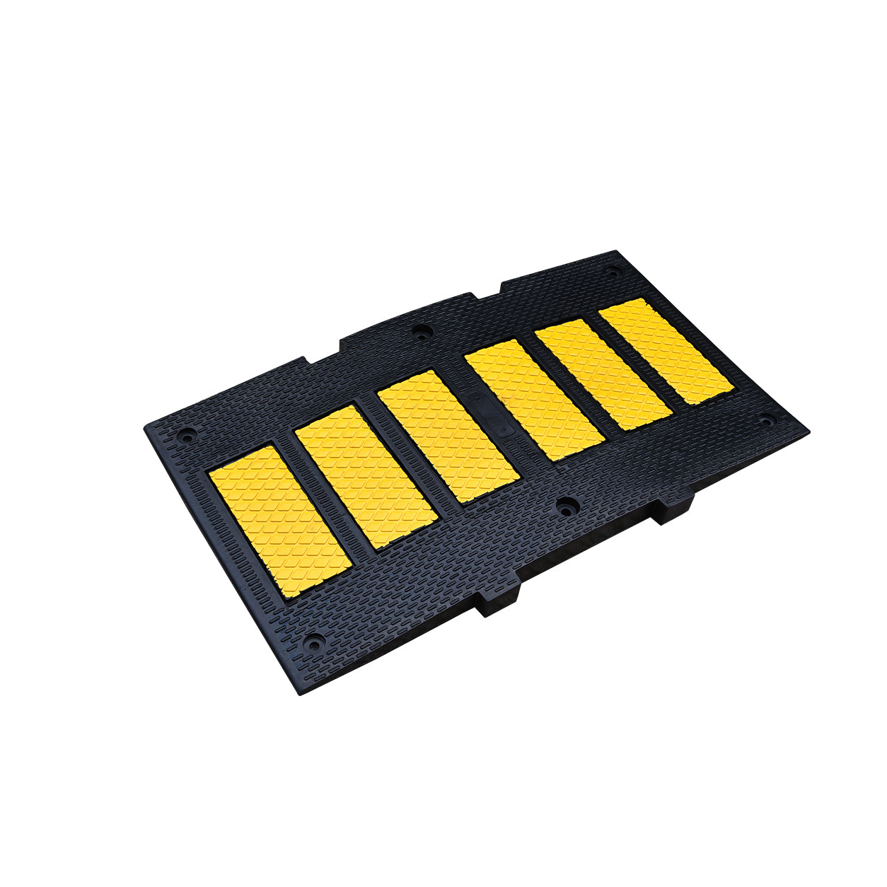 2 Foot & 3 Foot Heavy Duty Rubber Speed Hump for Roads & Parking Lots