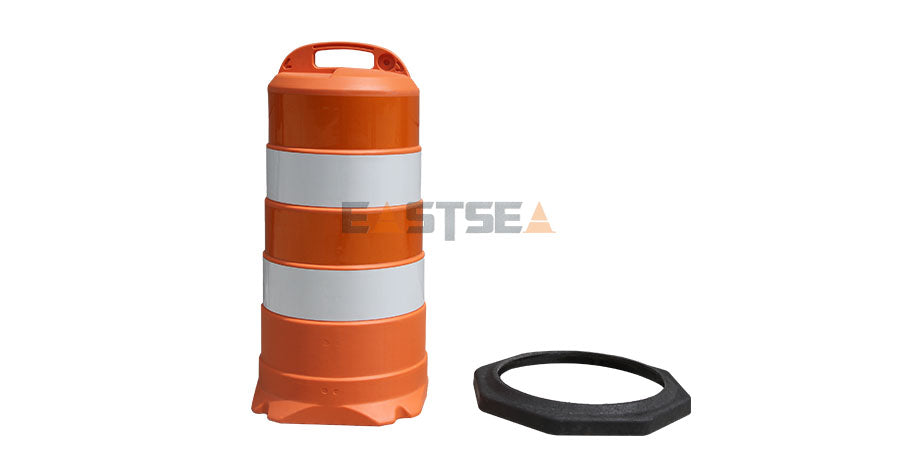 Heavy Duty Safety Drum / Slim Traffic Barrel / 2-Parts Safety Drum for Traffic Management & Hazard Marking