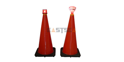 Solar Traffic Cone with Lock System-4