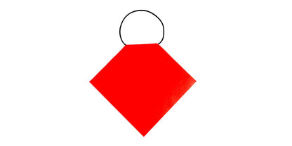 Traffic Safety Flag with Pole for Traffic Control, Hazard Marking & Emergency Response