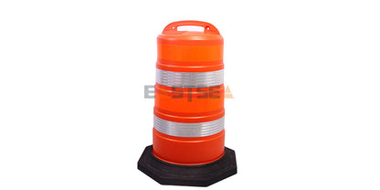 Heavy Duty Safety Drum / Slim Traffic Barrel / 2-Parts Safety Drum for Traffic Management & Hazard Marking