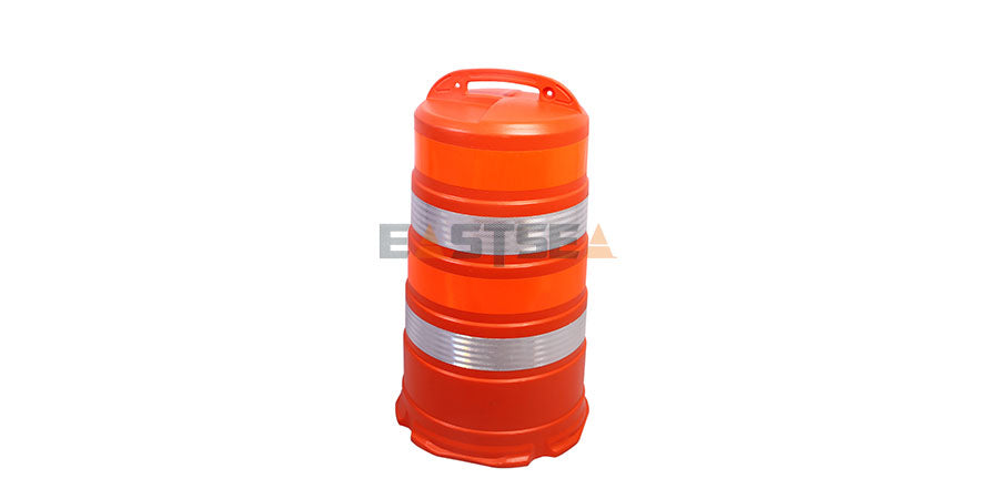 Heavy Duty Safety Drum / Slim Traffic Barrel / 2-Parts Safety Drum for Traffic Management & Hazard Marking