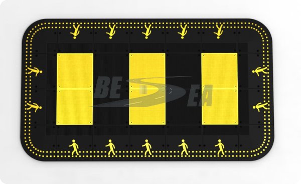 Yellow Pedestrian Crossing