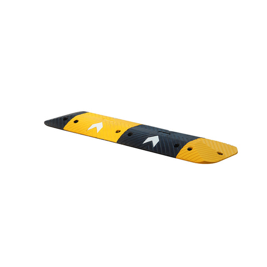 Arrow Speed Hump 50MM / 75MM Height 1M Width Rubber Traffic Speed Bump for Road & Parking Safety