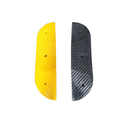 Arrow Speed Hump 50MM / 75MM Height 1M Width Rubber Traffic Speed Bump for Road & Parking Safety