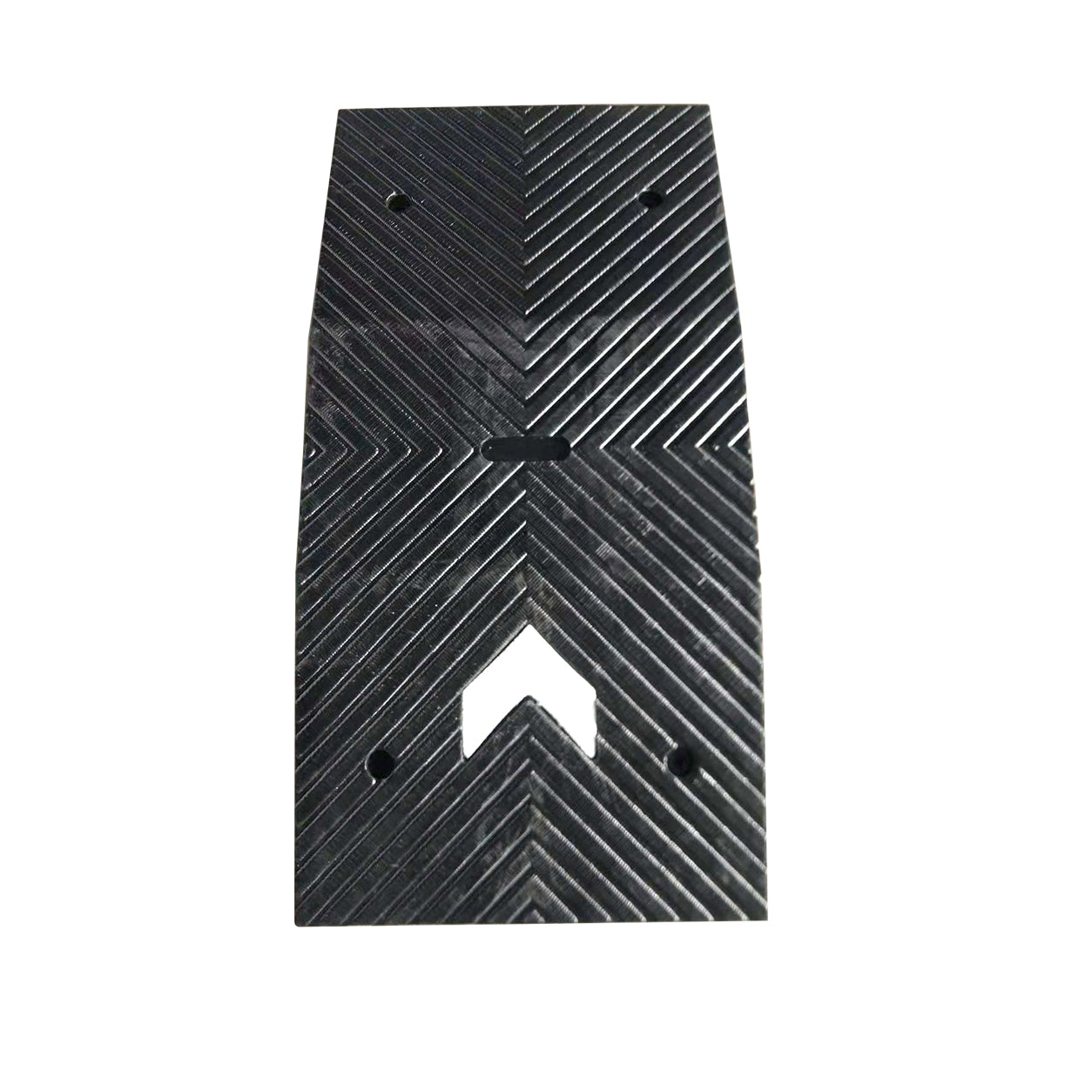 Arrow Speed Hump 50MM / 75MM Height 1M Width Rubber Traffic Speed Bump for Road & Parking Safety
